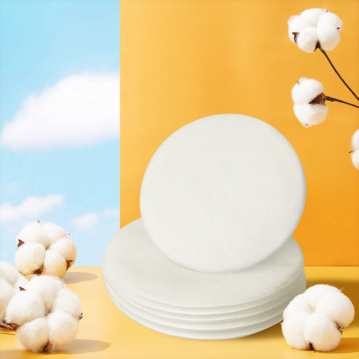 圆形锁边全棉夹棉 直径6cm(化妆棉)