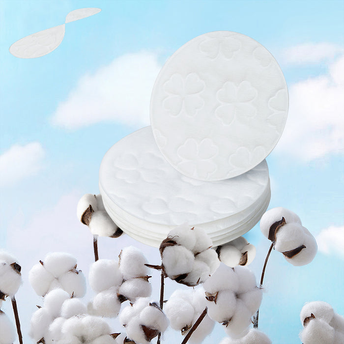 压四叶草全棉夹棉 直径6cm(化妆棉)