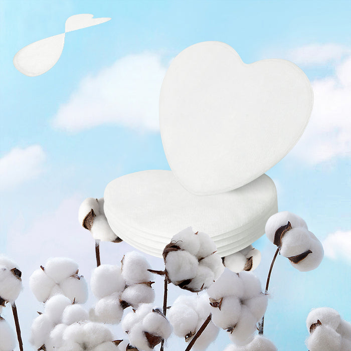 爱心型全棉夹棉 化妆棉(化妆棉)