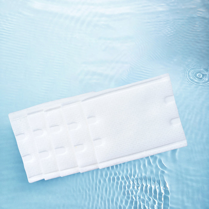 白色植物棉5x6cm双面双效