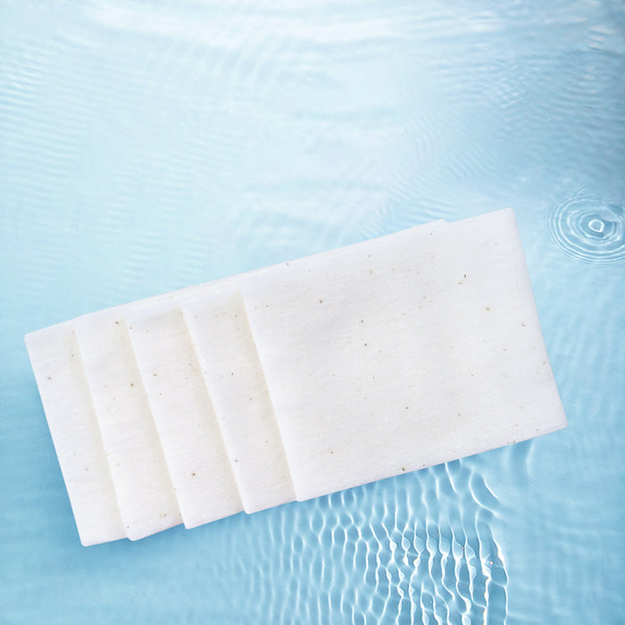 生态棉5x6cm原色无漂白自带棉粉