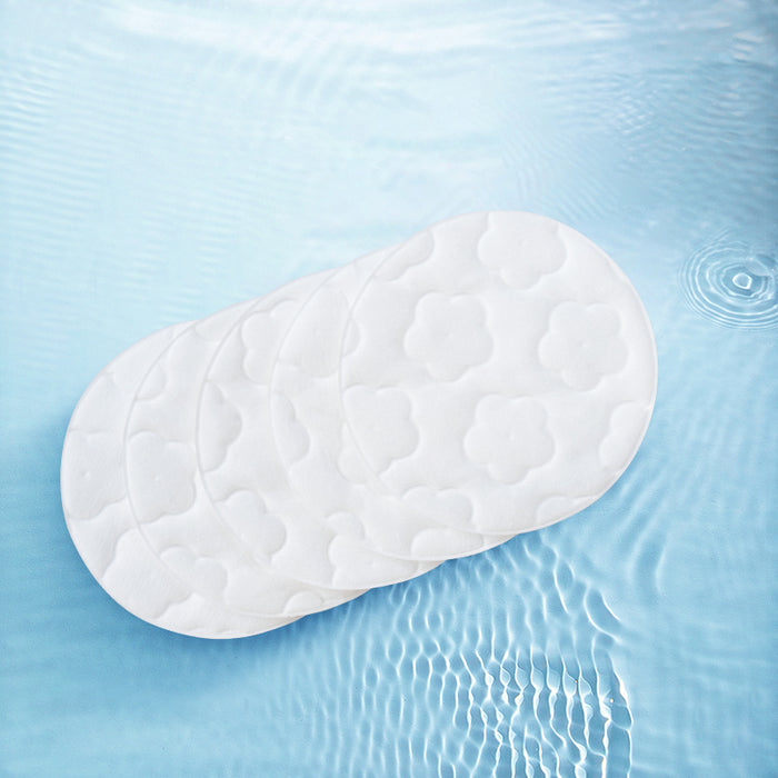 压梅花全棉夹棉 直径6cm(化妆棉)