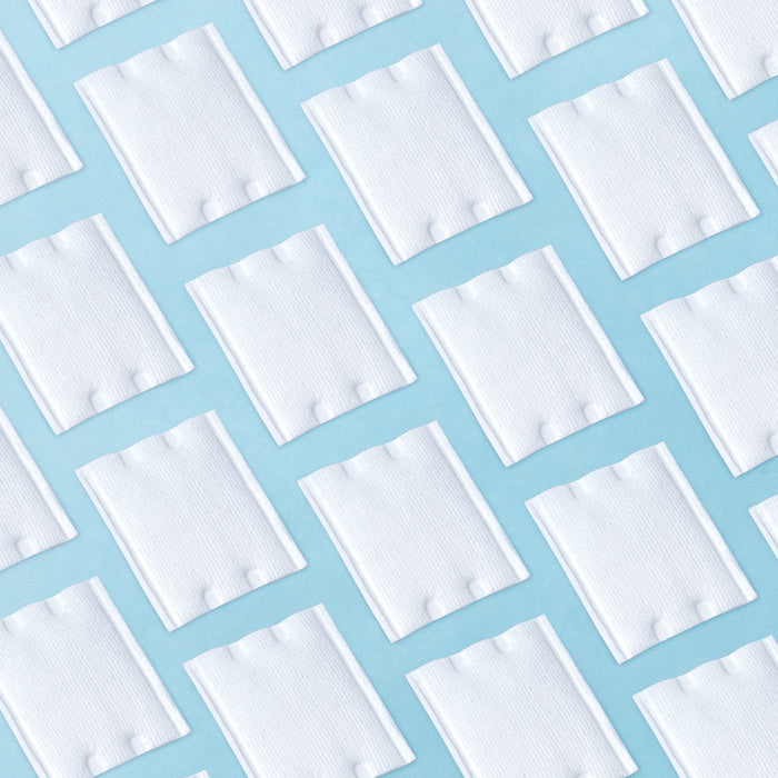 白色植物棉5x6cm双面双效