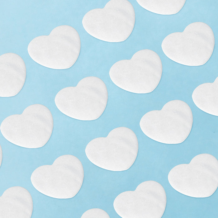 爱心型全棉夹棉 化妆棉(化妆棉)