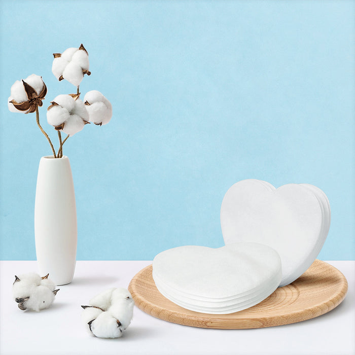 爱心型全棉夹棉 化妆棉(化妆棉)