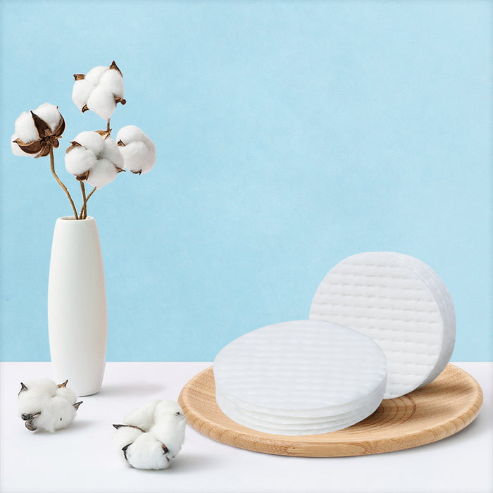 压格纹全棉花 直径5.5cm(化妆棉)