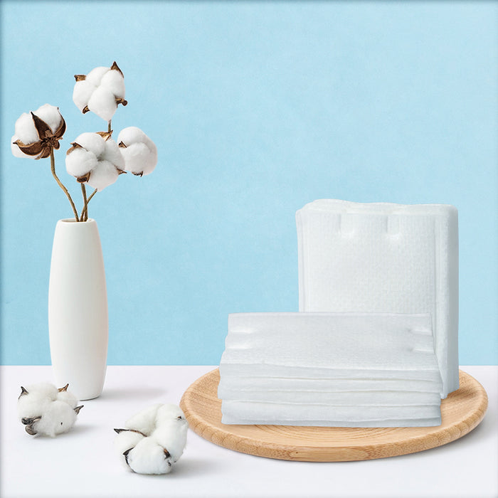 白色植物棉5x6cm双面双效