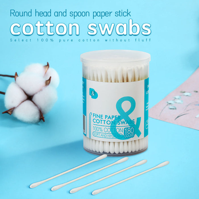 180支圆桶盒圆耳勺头细纸