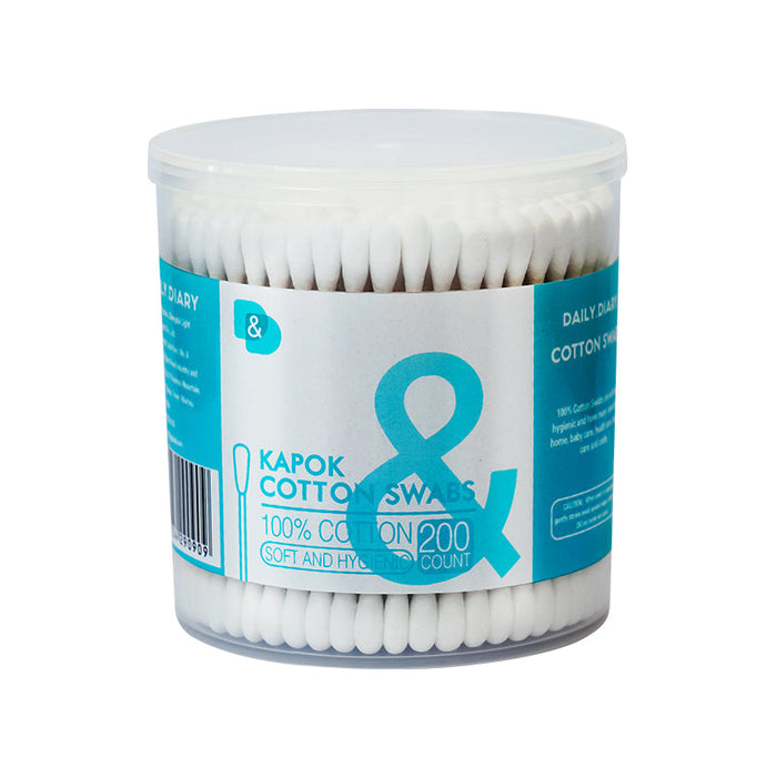 200支圆桶木棒棉签