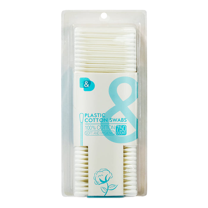 750支吸卡塑料棒棉签