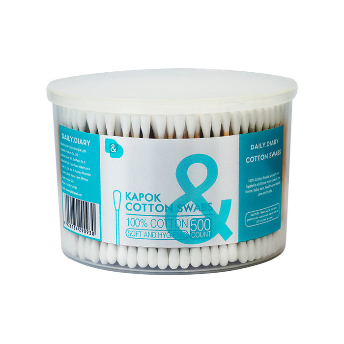 500支圆桶木棒棉签