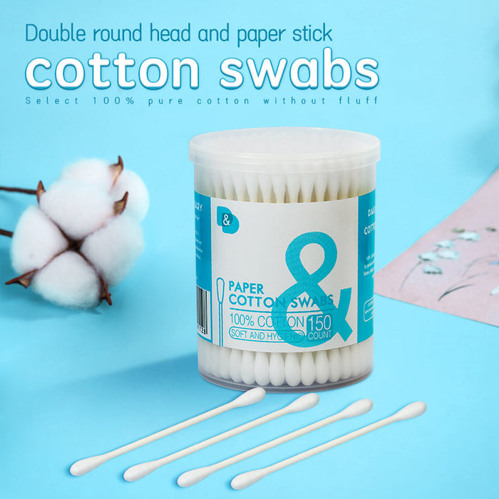 150支圆桶盒纸棒棉签