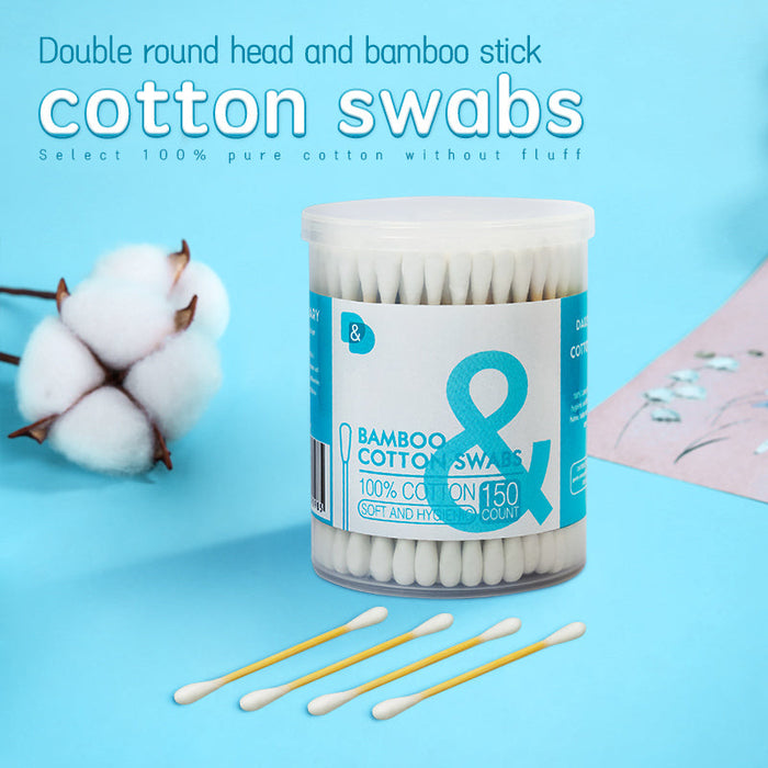 150支圆桶竹棒棉签