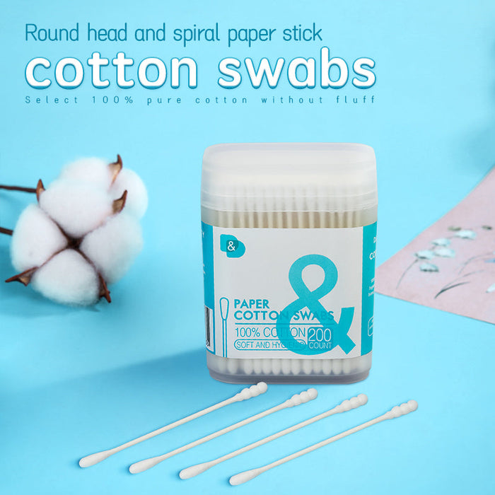 200支磨砂盒螺圆头细纸