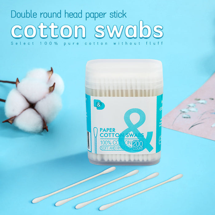 200支磨砂盒双圆头细纸