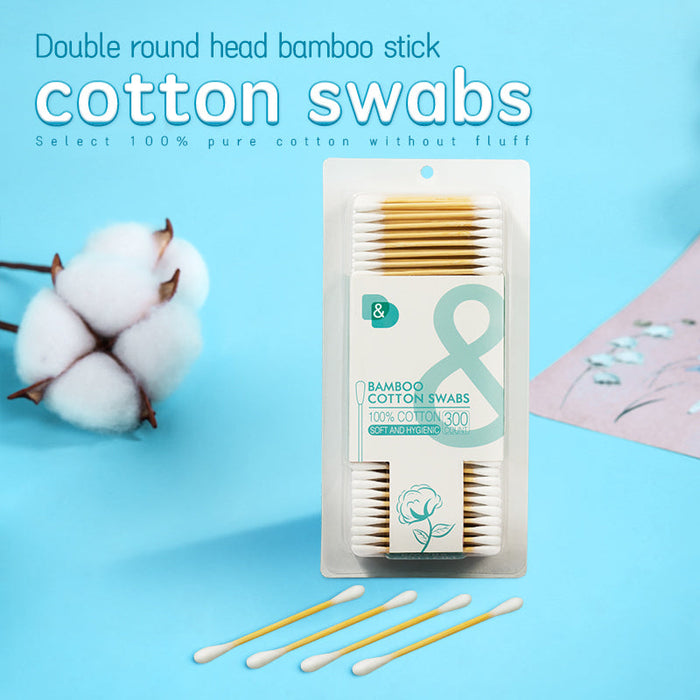 300支吸卡竹棒棉签