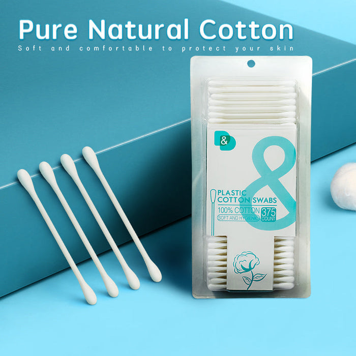 375支吸卡塑料棒棉签