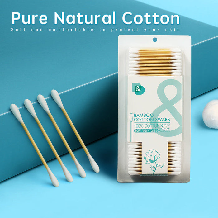 300支吸卡竹棒棉签