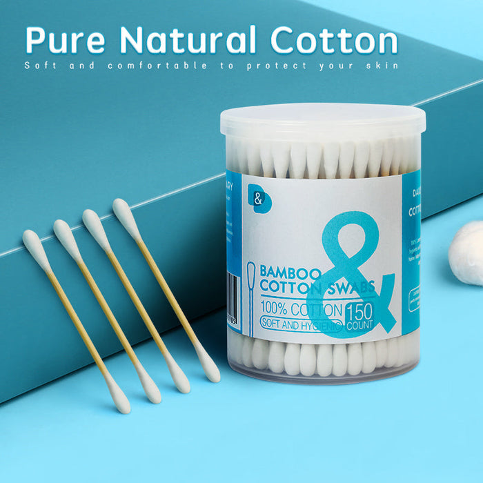 150支圆桶竹棒棉签