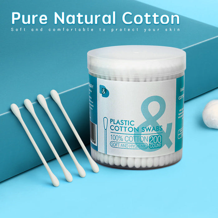 200支圆桶塑棒棉签