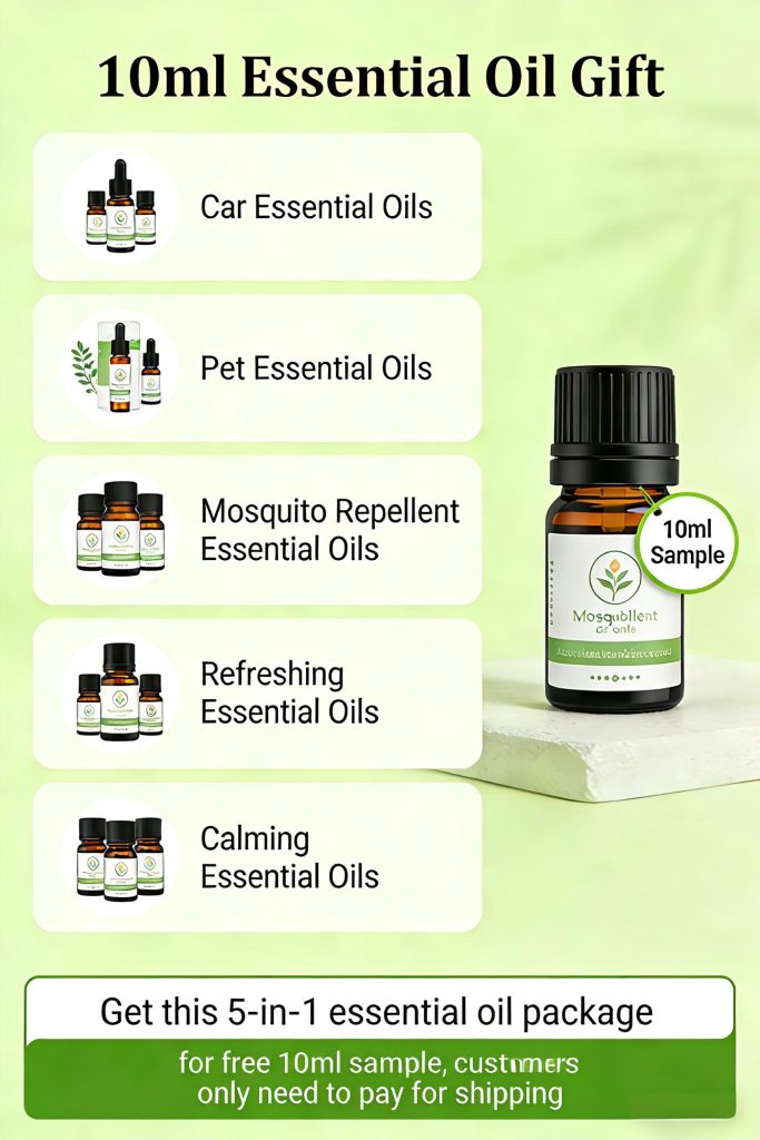 Organic Essential Oil Bottles