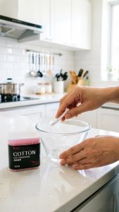 ALOKE cotton swabs jar